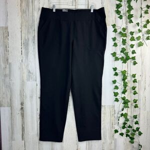 Weatherproof Vintage slim fit flex waist Black, pants, Size XL